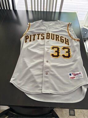 Vintage Rawlings Authentic Pittsburgh Pirates Honus Wagner MLB Jersey Size 44